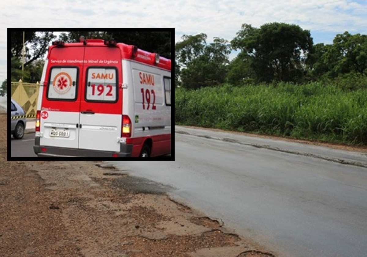 Mulher cai de moto e é esmagada por roda de carreta na Rodovia dos