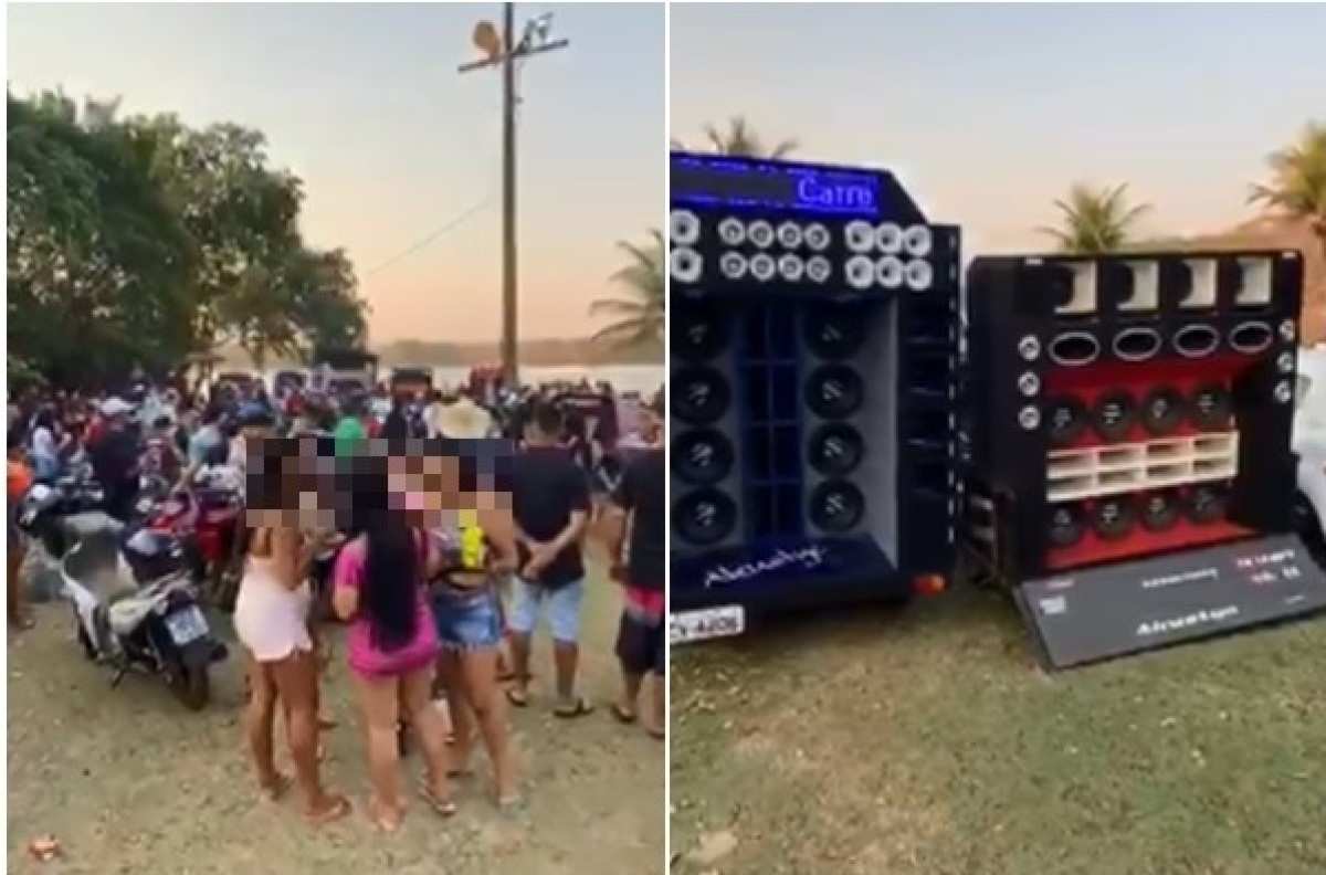 V Deo Mostra Baile Funk Centenas De Pessoas Na Lagoa Trevisan