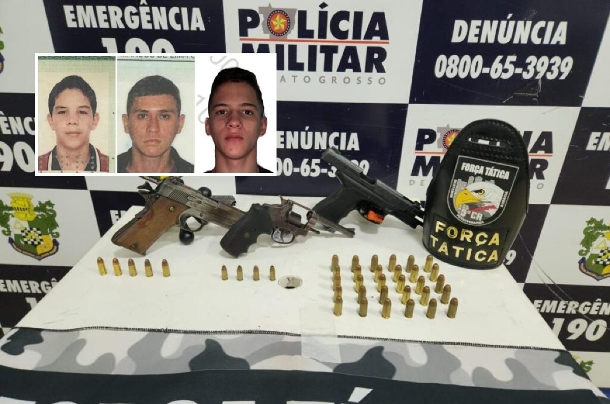 Três bandidos são mortos em confronto a Força Tática ReporterMT