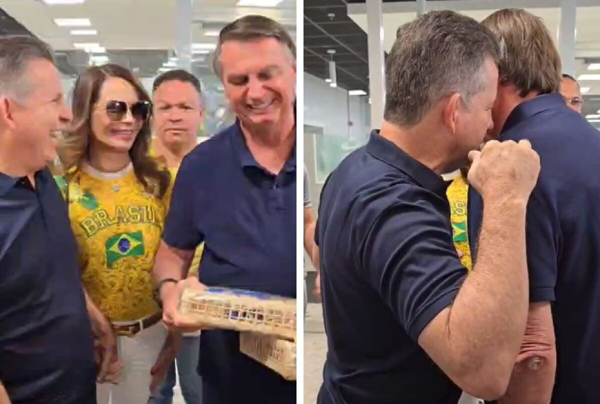 Mauro Mendes E Virginia Recepcionam Bolsonaro Em Aeroporto Veja V Deo