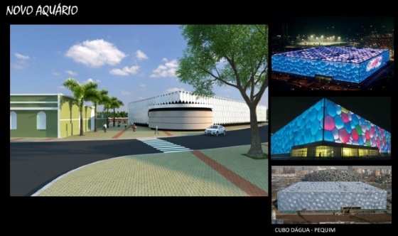 Aquário faz parte do projeto Porto Cuiabá (Foto:Ilustração)