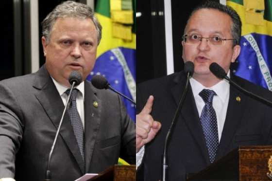 Blairo e Taques: antes inimigos político. Senadores devem se unir em 2014 (Foto: Reprodução)