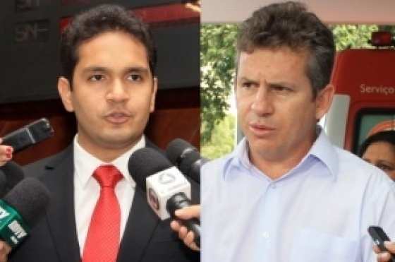 João Emanuel e Mauro Mendes: briga sem fim (Foto:Ilustração)