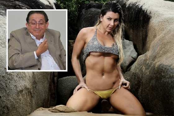 Modelo visitou Galindo, segundo reportagem de O Globo, baseada em relatório da PF (Foto:Angelo Pastorello/Revista Mensch)