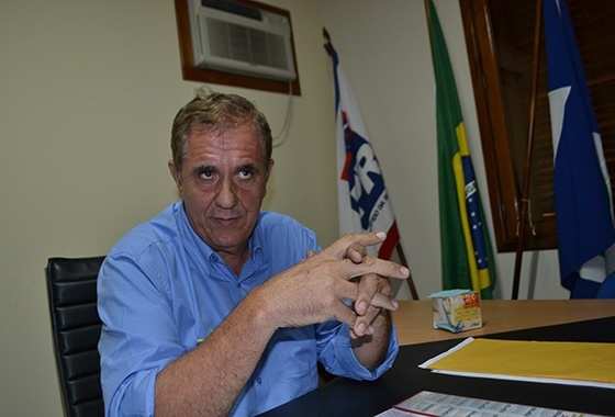 Maurício Tonhá partiu para o primeiro ataque (Foto: RepórterMT)