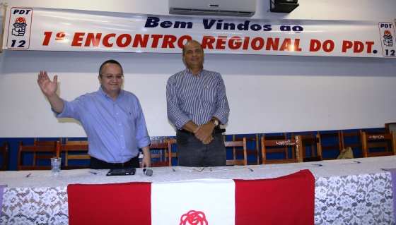 Taques e o deputado estadual Zeca Viana