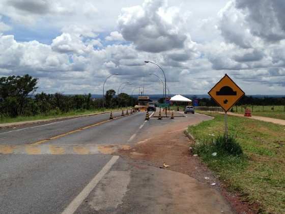 Entrada da Penitenciária da Papuda, em São Sebastião, perto de Brasília