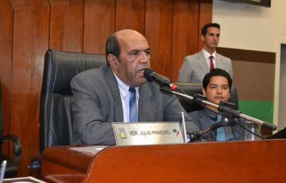 Júlio já ocupa a presidência da Câmara de Vereadores de Cuiabá