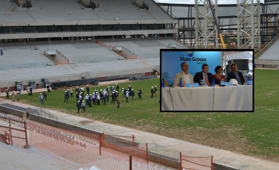 Sobre o atraso na entrega da Arena, que estava prevista para dezembro de 2013, Valcke não polemizou, mas admitiu que não é uma situação confortável. 