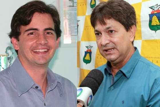 Garcia e Carlos Brito: com vistas nas eleições de outubro