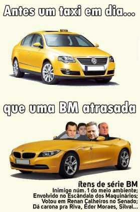 Sátiras bombam nas redes sociais