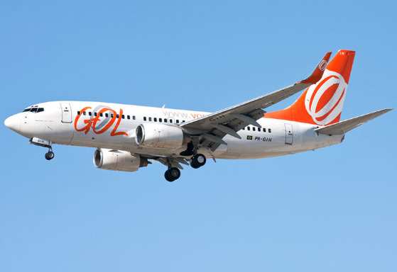 Avião da Gol, modelo similar a este, teve pane nos flaps (foto ilustrativa)