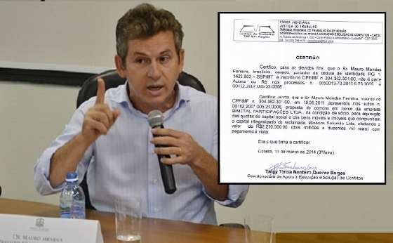 Certidão do TRT diz que Mendes não é réu em processo de fraude