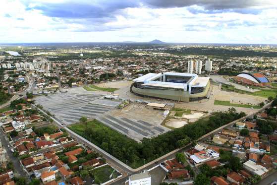 Arena Pantanal já virou motivo de chacota na imprensa nacional