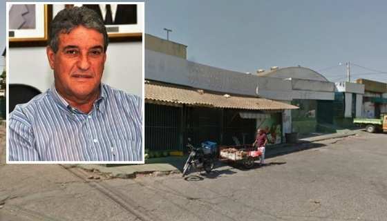No detalhe o secretário Elias Andrade