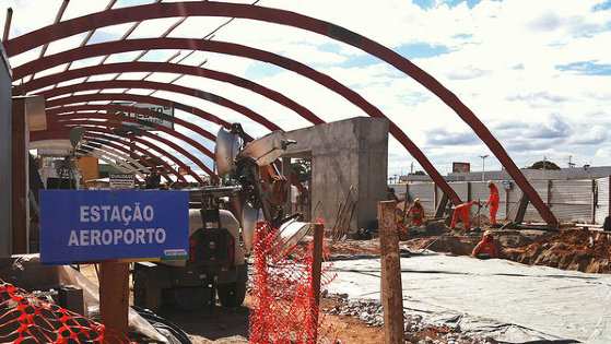 Obra do VLT: mal planeja e motivo de mentiras da Secopa