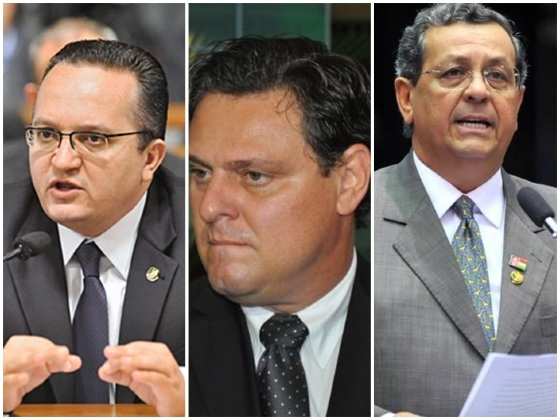 Taques, Fávaro e Jayme: oposição definida para outubro