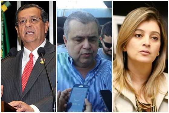 Jayme, Marcelo e Luciane formam a chapa para o Senado da oposição