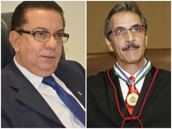 Sebastião e Carlos Alberto: prováveis candidatos a presidente do TJ