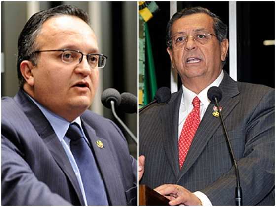 Taques e Jayme: situação dentro de coligação ficou estremecida depois da desistência do senador