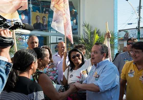 Taques esteve em Barra do Garças neste sábado