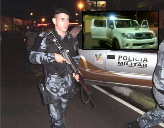Com localização da camionete roubada, PRF e Rotam realizou certo a quadrilha que libertou vítima.