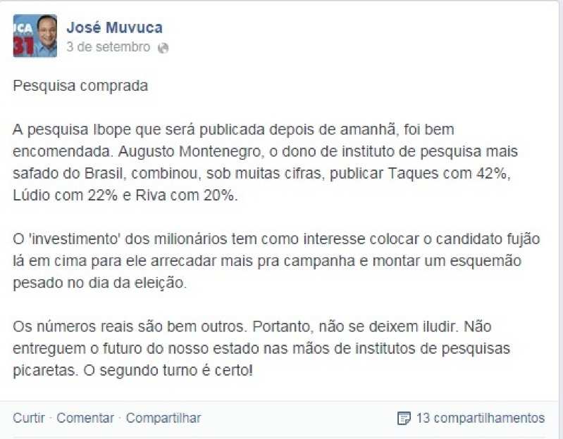 Muvuca no face