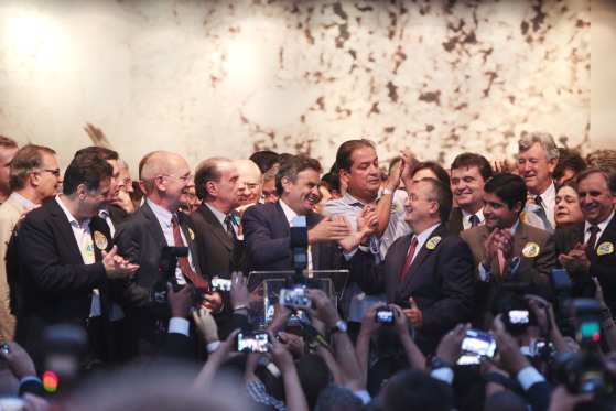 O grupo político de Taques já havia apoiado Aécio no primeiro turno desta eleição.