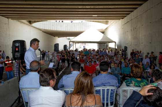 Mendes anunciou obra durante liberação da Trincheira Jurumirim