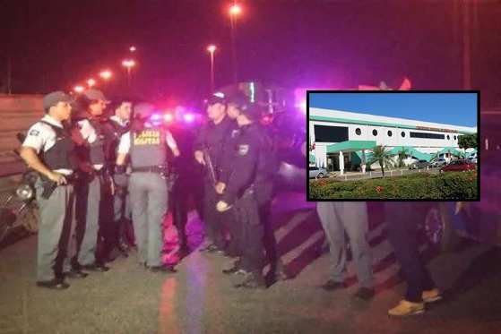 PM’s do Bope ainda tiveram que ser acionados para retirarem um artefato, cravado no caixa eletrônico, que não foi explodido. 