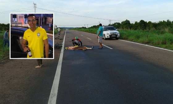 Ciclista foi morto atropelado na Estrada de Chapada no dia 31 de dezembro.