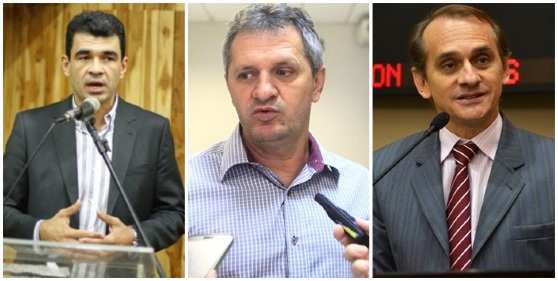 Deputado da base criticou secretário do governo Taques em sessão na Assembleia Legislativa, na sequência: Duarte, Dilmar e Santos