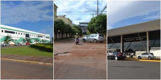 Buracos por toda parte já se tornaram o cartão de visitas da cidade.