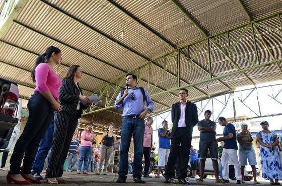 O novo espaço está localizado no Distrito Industrial e possui área total de 70 mil m², 128 boxes, 13 banheiros e praça de alimentação.