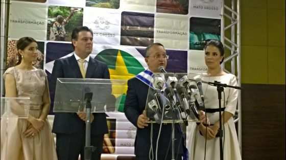 O governador participa do evento que vai até o dia 18 de junho.