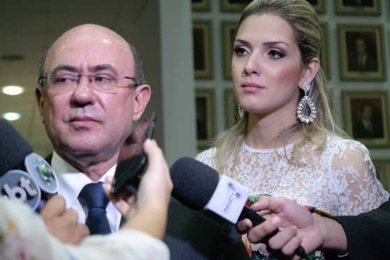 Ex-deputado estadual José Riva e a filha Janaina Riva.