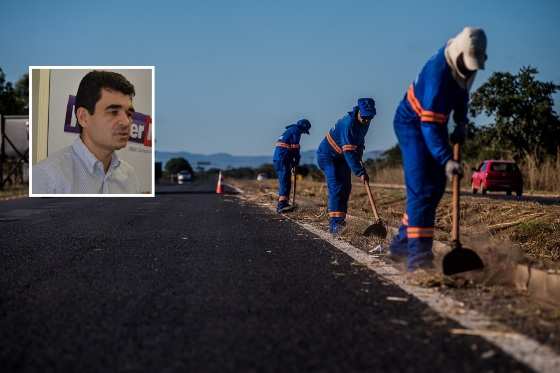 Duarte (detalhe) promete manutenção permanente nas rodovias