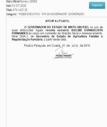 SUELME EXONERA&Ccedil;&Atilde;O