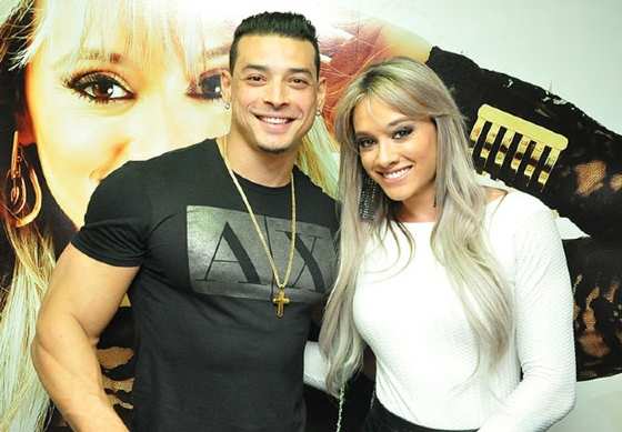 Juju salimeni e Felipe Franco
