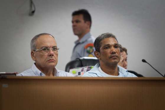 Na foto o pistoleiro Célio Alves (direita) e JúlioBachs Mayadao (esquerda). 
