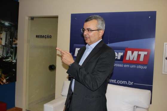 Paulo Taques visita a redação do RpMT e faz balanço da gestão