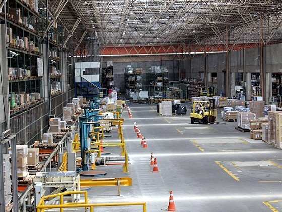 Setor de cargas do Aeroporto Internacional de Viracopos, em Campinas