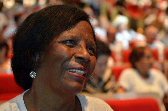Ana Francisca ficou feliz com a oportunidade de conhecer teatro