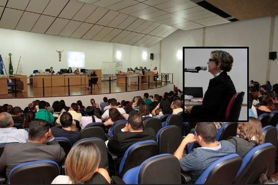 Raquel não quis delatar na presença do réu. Ela fugiu há 12 anos do Brasil por medo do ex-comendador.