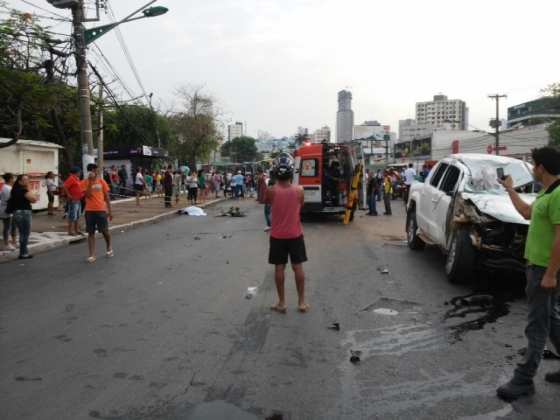 Caso ocorreu na Av. do CPA, próximo ao Hospital Otorrino, em Cuiabá, neste sábado (3).
