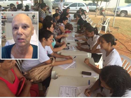 Rose Sachetti passa pelo tratamento sem se lamentar e incentiva campanha que também será realizada em Cuiabá.