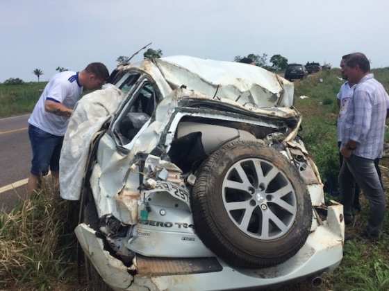 O acidente aconteceu na MT -320, próximo à cidade de Nova Canaã (800 km de Cuiabá).