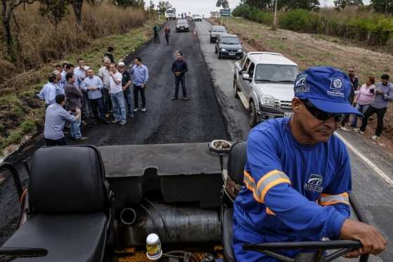 O foco maior é pavimentar as rodovias estaduais.