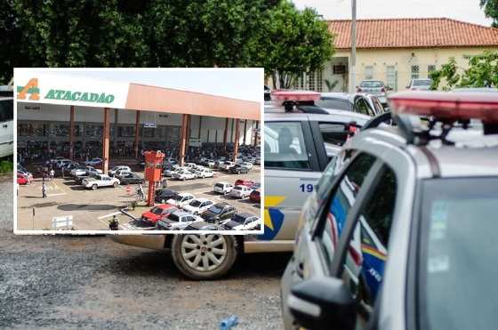 A tentativa de homicídio aconteceu no estacionamento do estabelecimento