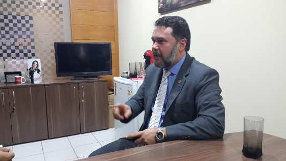Oscar Bezerra, em visita ao RepórterMT
